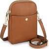 ACNFS Crossbody Bag For Women Shoulder Bag Leather Mobile Phone Bag Small Cross Body Adjustable Shoulder Strap Mobile Bag For Women Shoulder Handbags