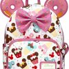 Loungefly Loungefly Disney Mickey Mouse Cupcakes And Donuts Womens Double Strap Shoulder Bag Purse Shoulder Handbags