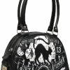 Liquorbrand Liquorbrand Jinx Proof Halloween Black Cat Luck Goth Gothic Shoulder Bag Purse Shoulder Handbags