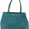 Girly HandBags Girly Handbags Womens Expandable Italian Suede Leather Shoulder Bag Shoulder Handbags