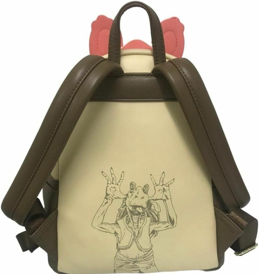 Loungefly Loungefly Exclusive Star Wars Jar Jar Binks Double Strap Shoulder Bag Shoulder Handbags