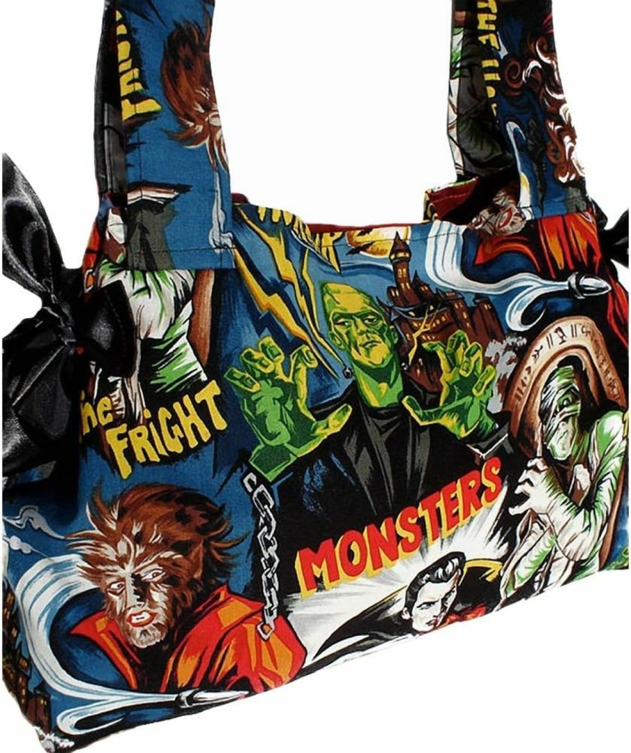 Hemet Hemet Horror Movie Hollywood Monsters Purse Shoulder Handbags