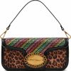 Betsey Johnson Betsey Johnson Rainbow Rhinestone Shoulder Bag, Multi Shoulder Handbags