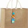 QPEY Qpey Jute Tote Bags, Large Straw Tote Bag For Women, Woven Beach Bags Waterproof, Handmade Tassel Shoulder Handbag For Summer Gym Shopping Travel Vacation Shoulder Handbags