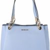 Michael Kors Michael Kors Trisha Large Triple Gusset Compartment Shoulder Bag Pebbled Leather Shoulder Handbags