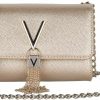 Valentino Valentino Clutch, Gold (Oro) Shoulder Handbags