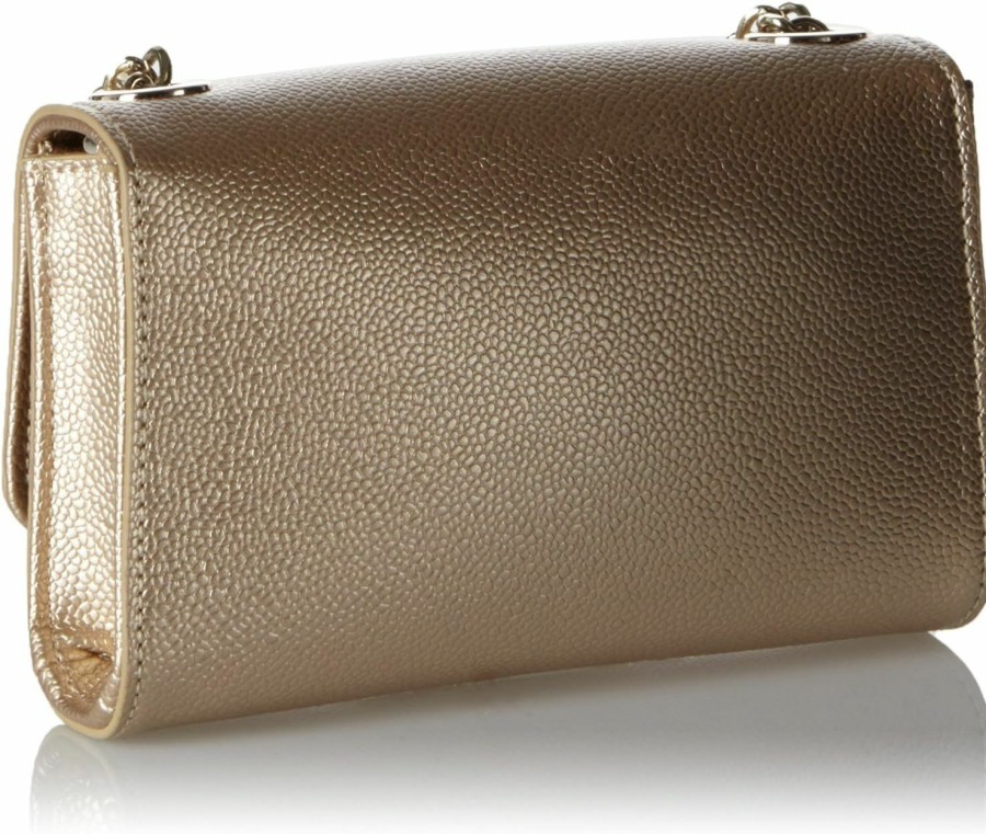 Valentino Valentino Clutch, Gold (Oro) Shoulder Handbags