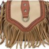 ZOVYRON Fringe Purse Crossbody Bag For Women, Vintage Stud Large Fringe Crossbody Purse, Boho Shoulder Purse With Fringe Shoulder Handbags