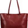 SUNLIGHT LEAVES Tote Bag For Women Vegan Leather Simple Vintage Shoulder Retro Handbag Classic A4 Purse Shoulder Handbags