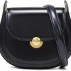 ERCOXIS Ercoxis Genuine Leather Purse Shoulder Bag For Women With A Long Adjustable Shoulder Strap That Can Be Use In Handbags And Crossbody Bags For Travel Black Shoulder Handbags