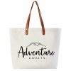 CARAKNOTS Caraknots Bridal Shower Gifts For Bride Bag Bride Gifts And So The Adventure Begins Wedding Bachelorette Engagement Graduation Gifts Wedding Gifts For Bride Tote With Zipper Pocket Canvas Shoulder Handbags