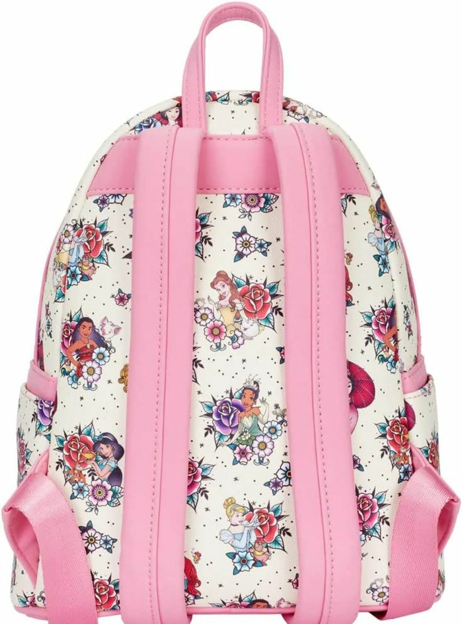 Loungefly Loungefly Disney Princess Aop Tattoo Mini Backpack Shoulder Handbags