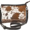 Merbaa Merbaa Women Natural Cowhide Leather Handtooled Small Crossbody Bag With Adjustable Detachable Strap - Side Sling Bag Shoulder Handbags