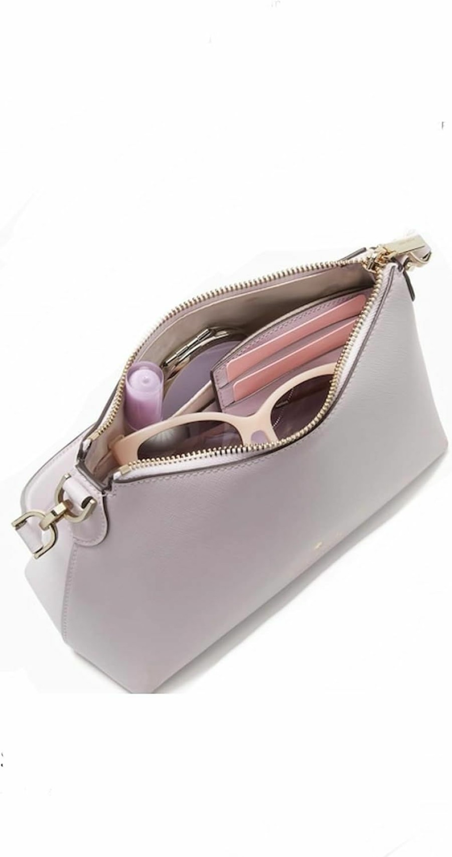 Kate Spade New York Kate Spade New York Sadie Leather Shoulder Bag (Lilac Moon) Shoulder Handbags