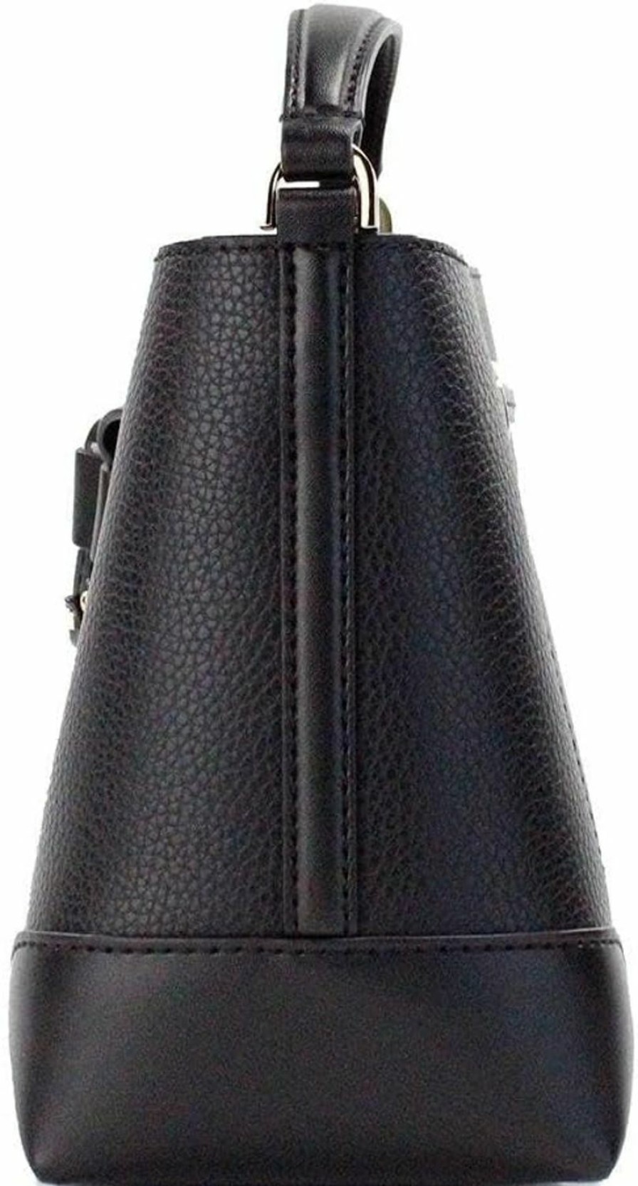 Michael Kors Michael Kors Mercer Small Pebbled Leather Bucket Bag Black Shoulder Handbags