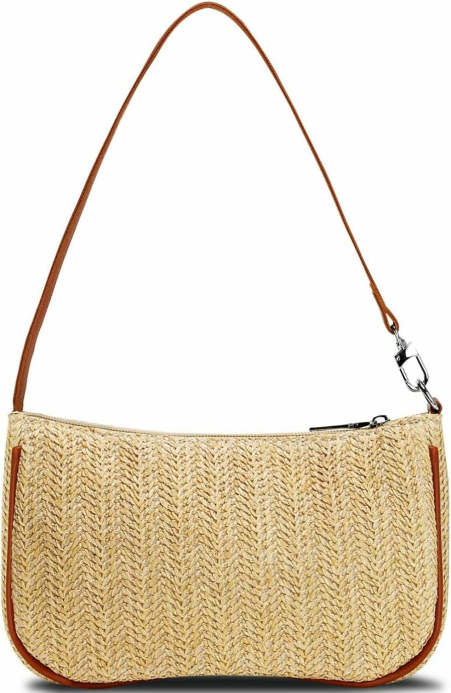 Aoekaff Aoekaff Straw Shoulder Purse Bag For Women,Small Straw Clutch Handbag For Beach Vacation Essentials Shoulder Handbags