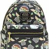 Loungefly Loungefly Star Wars Baby Yoda All Over Print Womens Double Strap Shoulder Bag Purse Shoulder Handbags