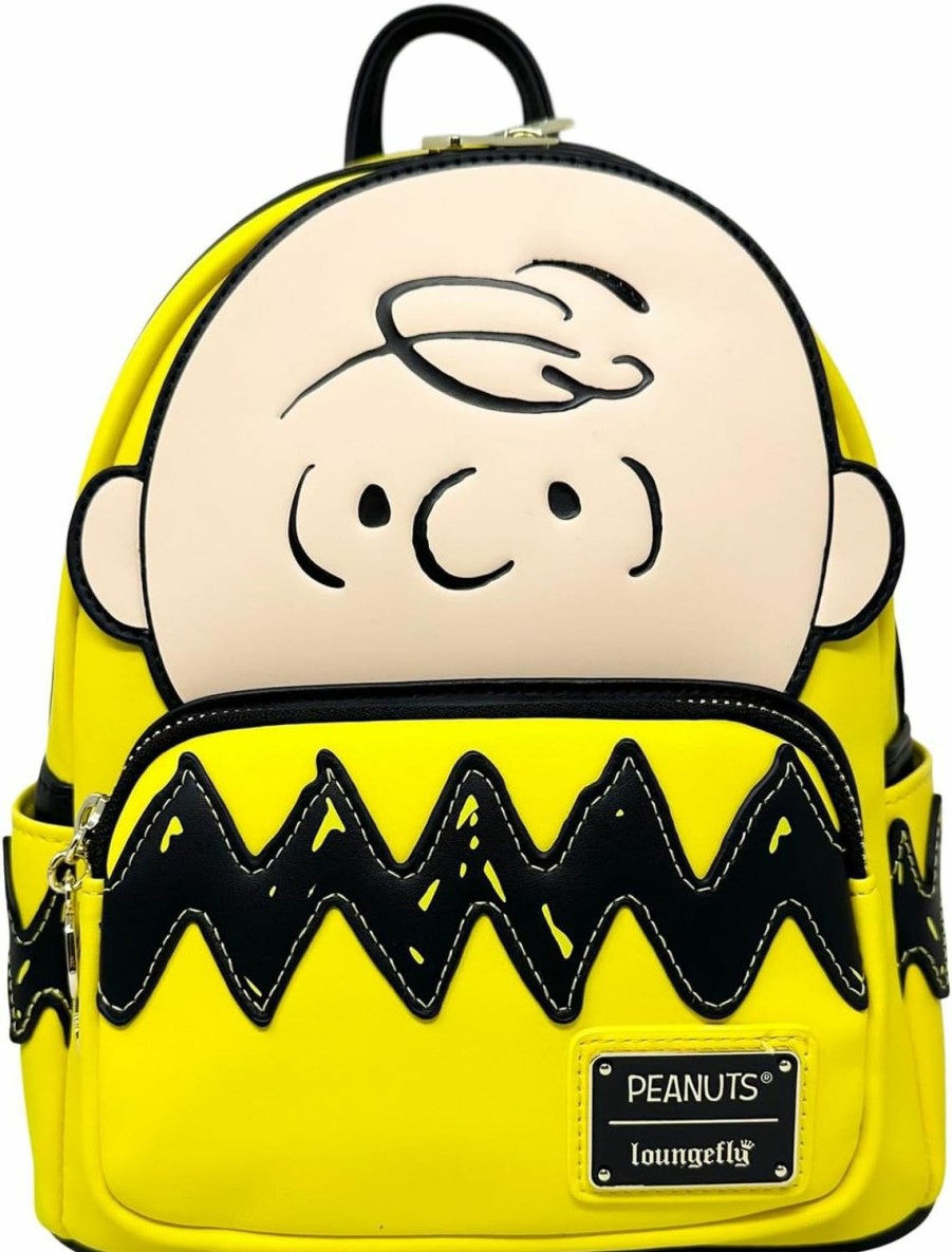 Loungefly Loungefly Peanuts Charlie Brown Cosplay Womens Double Strap Shoulder Bag Purse Shoulder Handbags