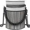 FONETTOS Fonettos Y2K Punk Bag Tassel Totes Gothic Fringe Bag Women Shoulder Funky Bags Sourpuss Rock Fashion Crossbody Handbag Shoulder Handbags