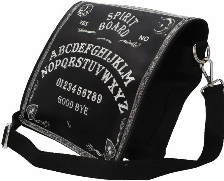 Amazon Nemesis Now Spirit Board Uni Umhangetasche Schwarz/Weis Gothic Shoulder Handbags