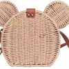 EXIGENT Exigent Kawaii Panda Rattan Straw Shoulder Crossbody Bag Purse Cute Women'S Handbag Shoulder Handbags