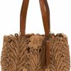 Patricia Nash Patricia Nash Straw Palmanova Large Handcrafted Tote With Leather Shoulder Handbags